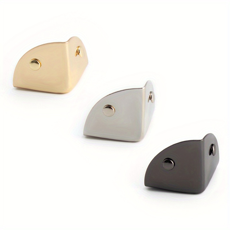 4PCS Metal Triangle Corner Pro - Leatherwork Hardware 评论和价格