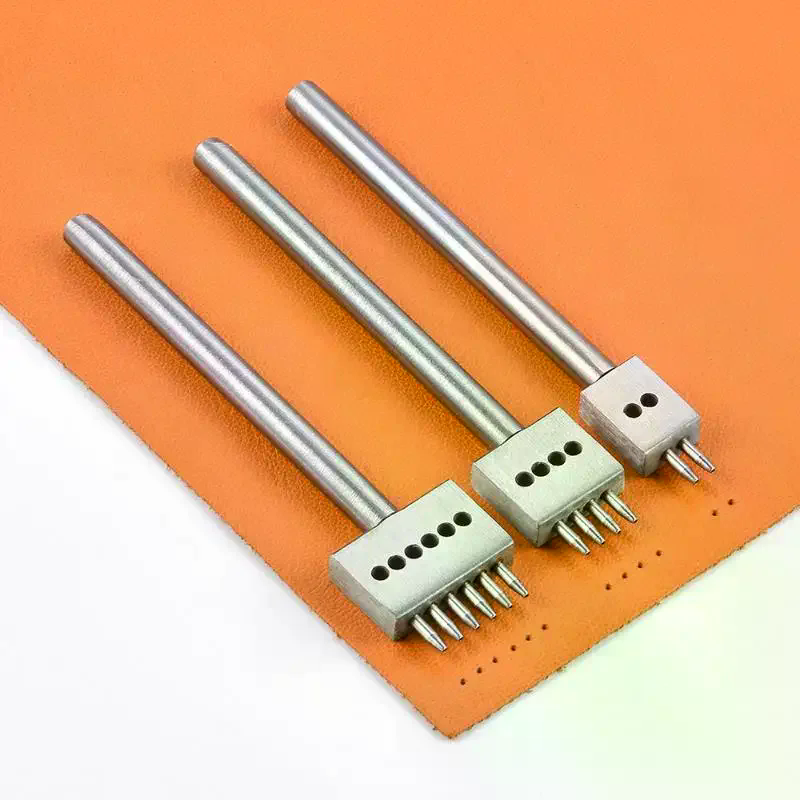 3Pcs Manual Leather Hole Punch - Leatherwork Manual 评论和价格