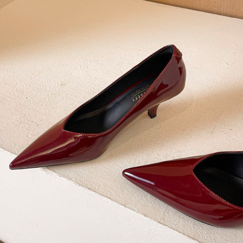 Women Comfortable 5cm High Hee - Leatherwork Designs 评论和价格