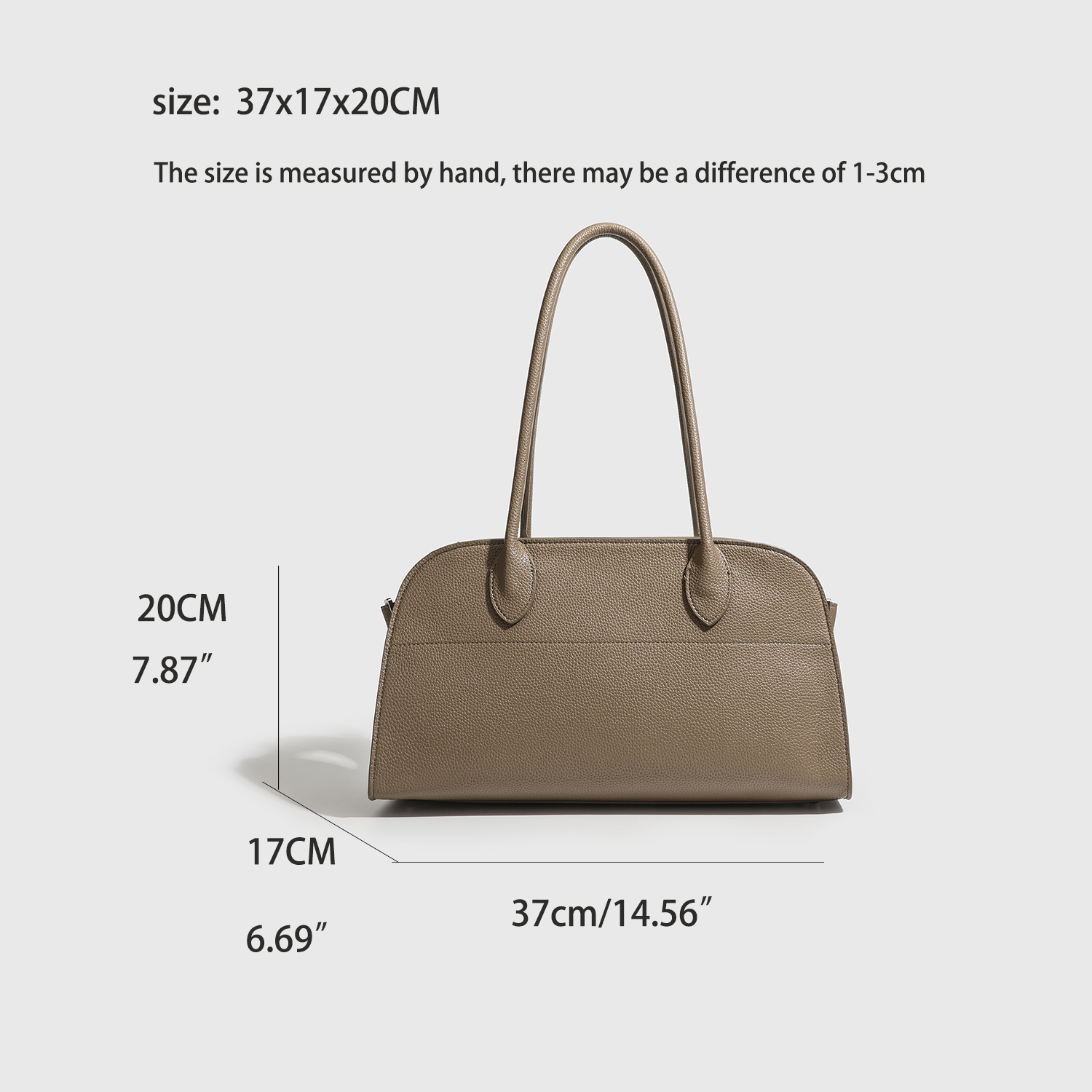 Litchi Grain Texture Tote Bag  - Leatherwork Designs 评论和价格